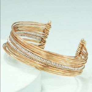 Stella & Dot Rhett Cuff - Gold